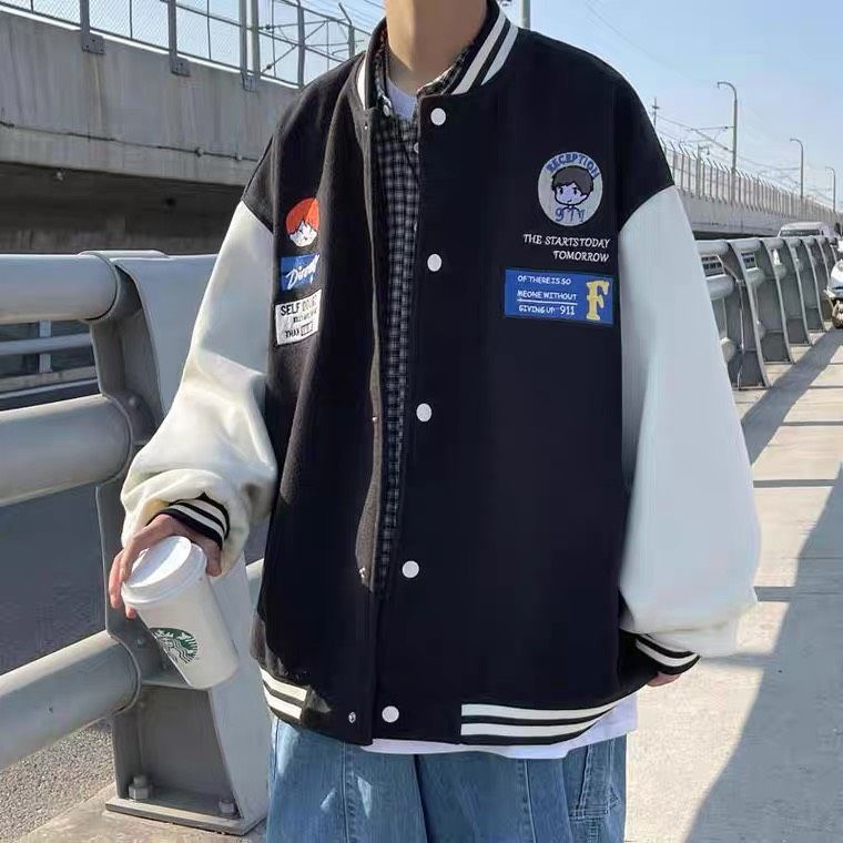 Áo Khoác Nỉ Bomber Jacket Cúc Bấm KNN21 Unisex Nam Nữ kiểu dáng Ulzzang