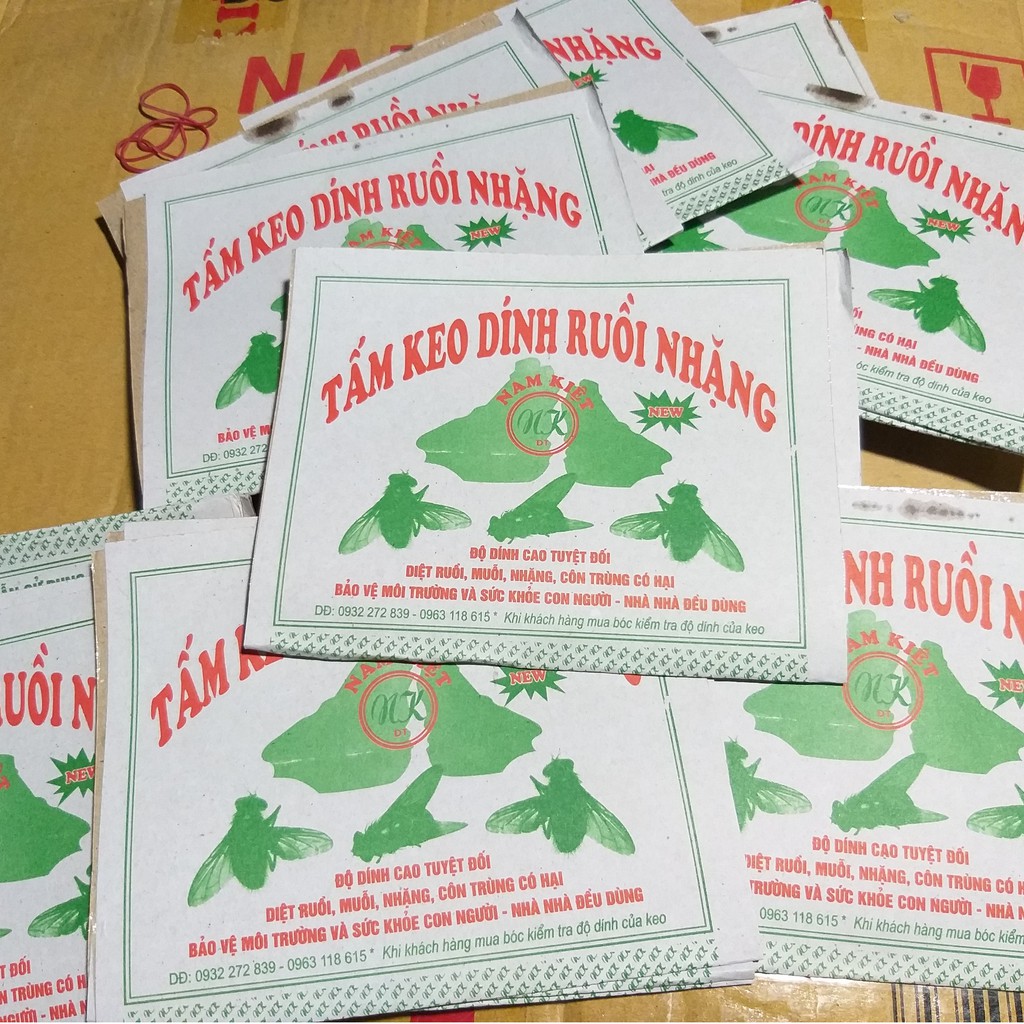 Keo dính ruồi Nam Kiệt (loại lớn) - Keo bẫy ruồi, dán ruồi - Thân thiện với môi trường