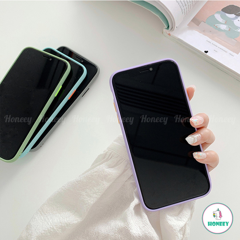 Candy Color Metal Camera Protection Transparent Soft TPU Case for IPhone 11 Pro Max X Xs Max XR 8 7 Plus SE 2020 | BigBuy360 - bigbuy360.vn