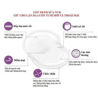 LÓT THẤM SỮA NUK Siêu thấm và mềm mại