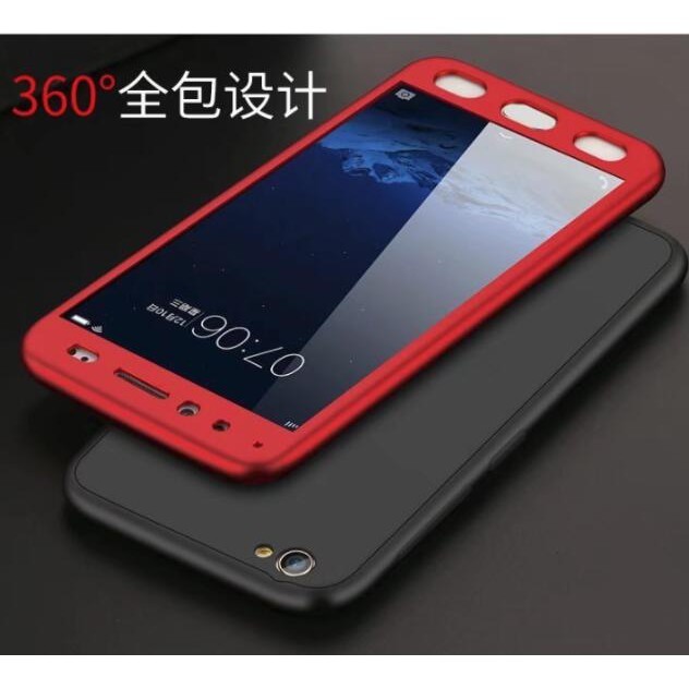 Ốp lưng bảo vệ toàn diện kèm kính cường lực cho Vivo V5 / V5S 360