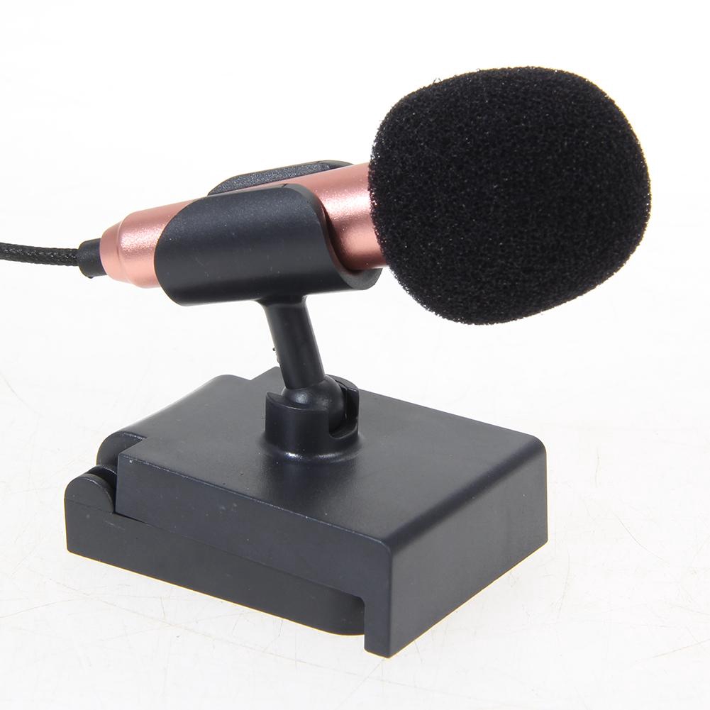 Mini Condenser Microphone with 3.5mm Plug Mobile Phone and Mic Stand