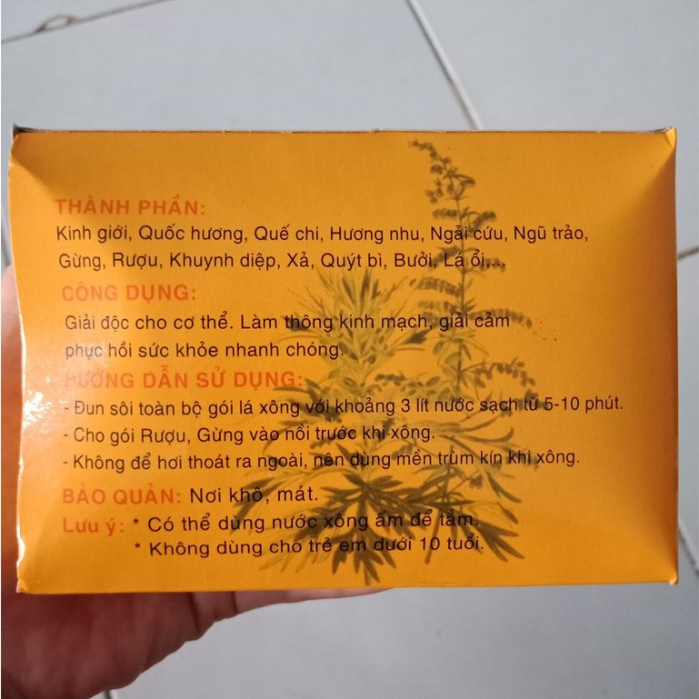 Lá xông cảm