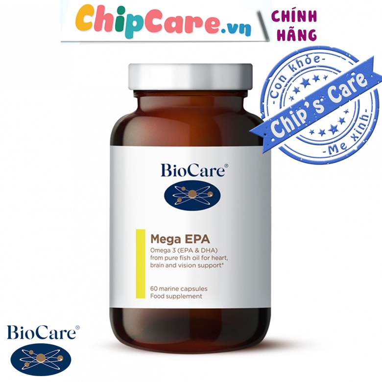 Mega Epa Biocare DHA bổ sung Omega 3 lọ 60 viên