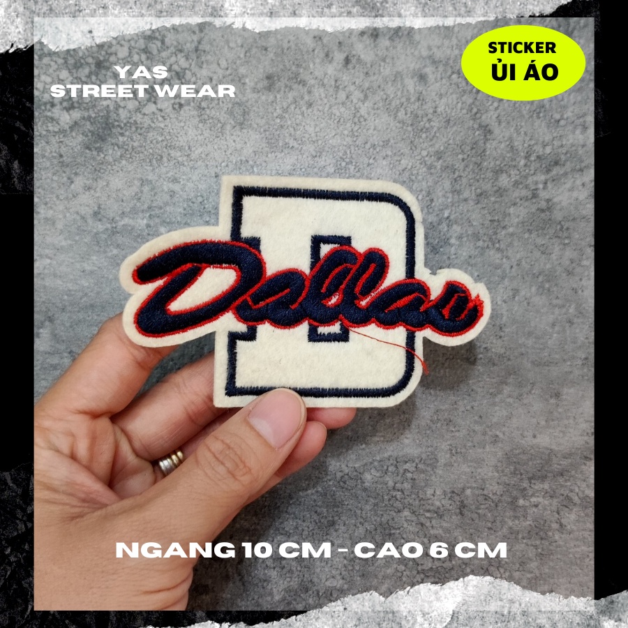 Sticker ủi áo cao cấp, miếng dán quần áo dùng làm Patch ủi, miếng vá quần áo, vá áo phao, trang trí BALO