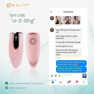 [BH 2 NĂM HÀNG CHÍNH HÃNG] Máy triệt lông vĩnh viễn và trẻ hoá da DR GLATT