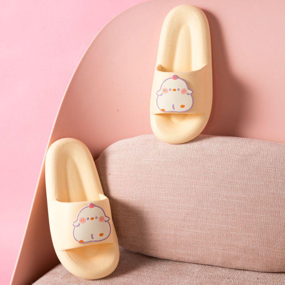 Dép Đi Trong Nhà Đế Mềm Chống Trượt Hở Ngón Thiết Kế Dễ Thương