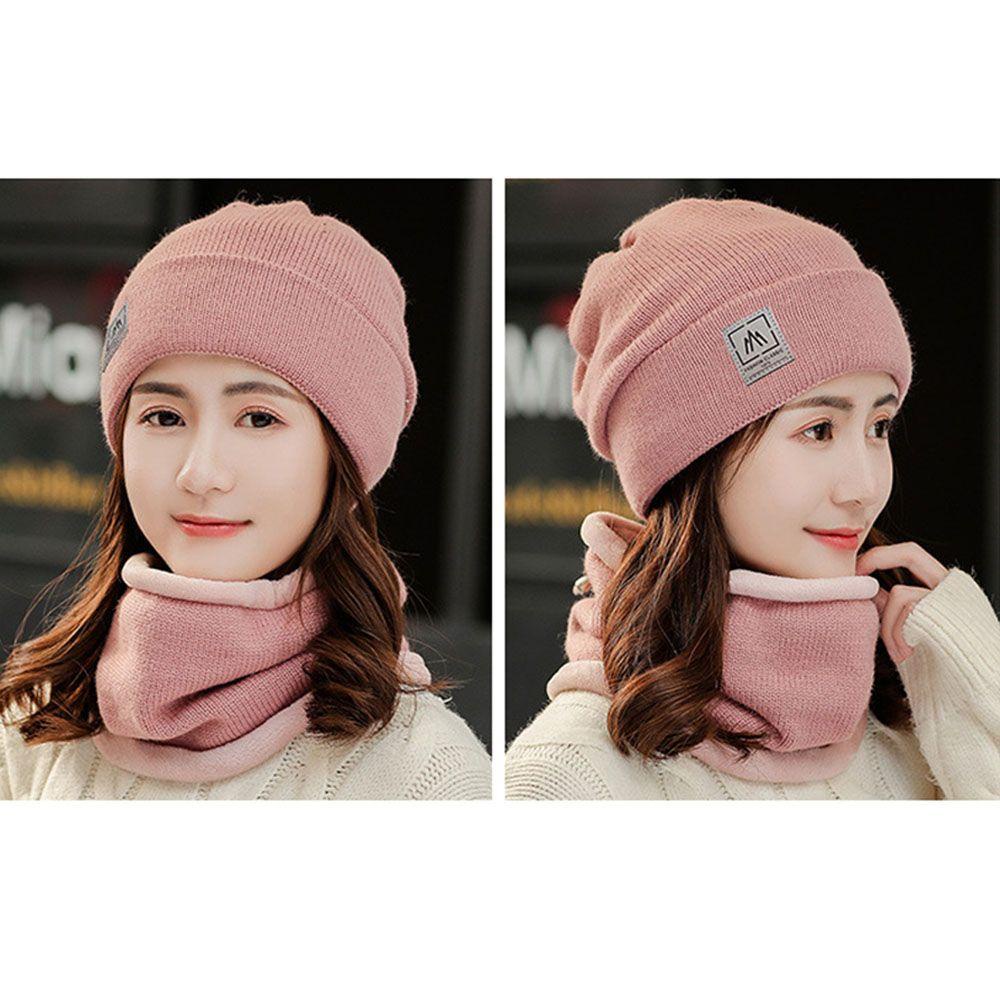 Set Mũ Đi Xe Đạp Kèm Khăn Choàng Chống Gió Giữ Ấm Tốt