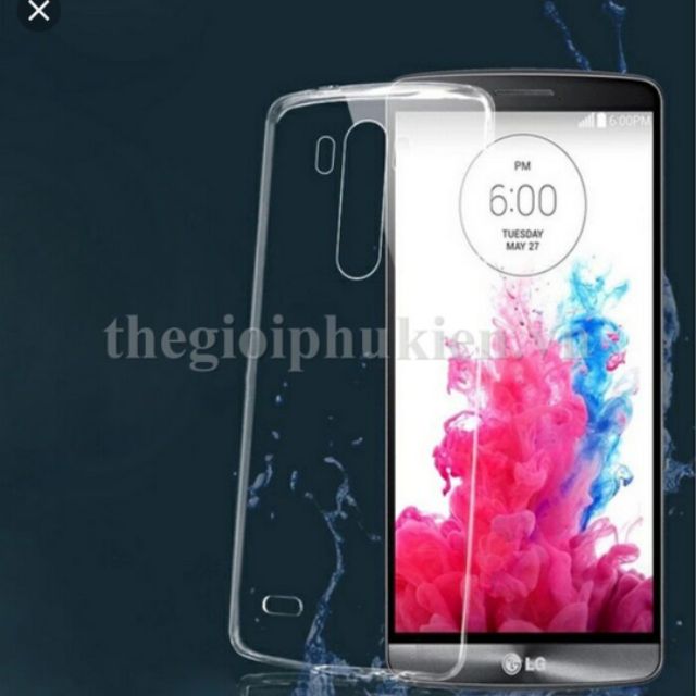 Ốp lưng dẻo silicon LG G4 siêu mỏng trong suốt