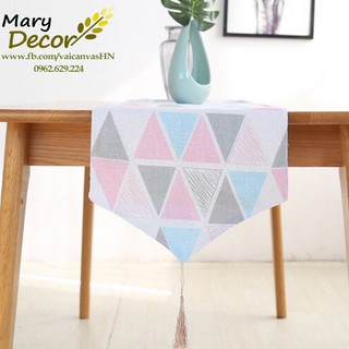 KHĂN RUNNER MARY DECOR - TAM GIÁC MÀU KR-E08