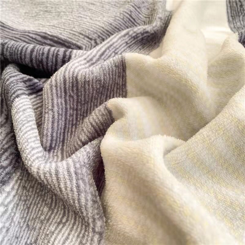 Sét 4 món chăn ga gối nỉ viền bông