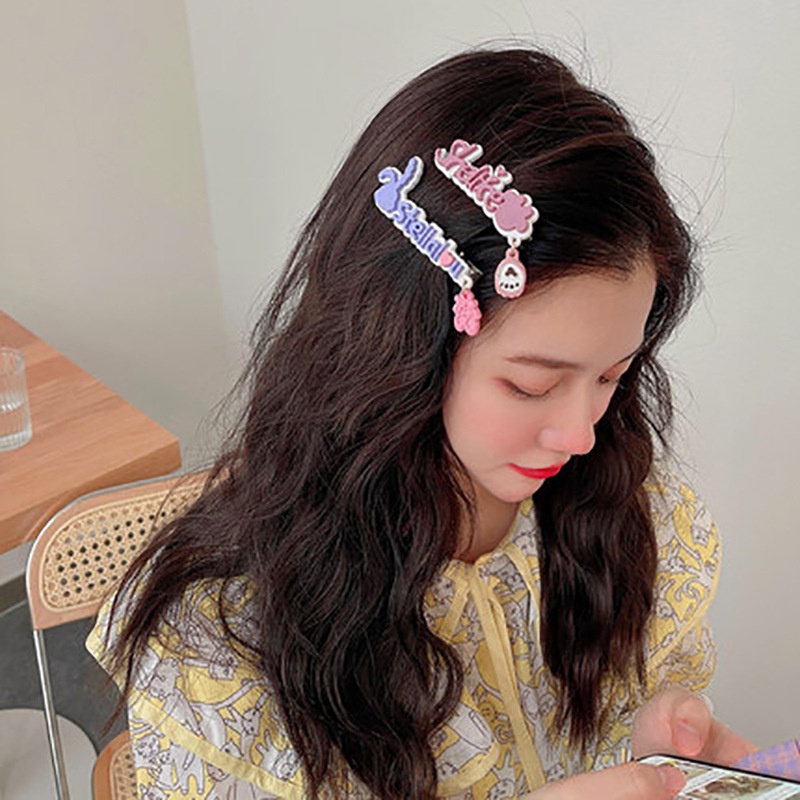 Kẹp Tóc Mỏ Vịt Họa Tiết Động Vật Hoạt Hình Đáng Yêu
