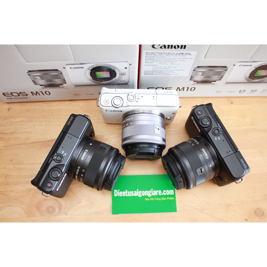 ( SLN 9 ) ( SLN 8 ) Máy ảnh Canon EOS M10 Kit EF-M 15-45mm F/3.5-6.3 IS STM