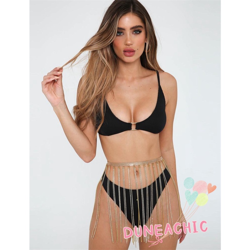 DUNEA Váy Tua Rua Lấp Lánh Của Phụ Nữ DUNEA