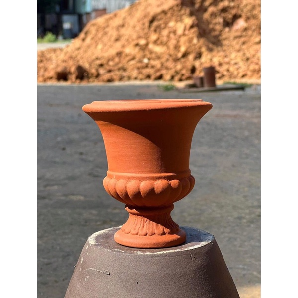 Chậu đất nung - siêu cúp trồng sen hoặc cây mini