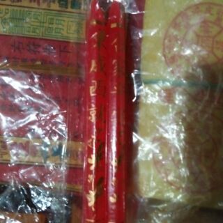 Cặp Đèn cầy bông