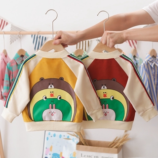 Áo khoác hoạt hình dễ thương cho bé trai và bé gái 1-4 tuổi