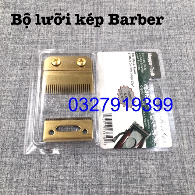 [Free Ship] Lưỡi tông đơ -  Lưỡi kép tông đơ Barber sắc bén