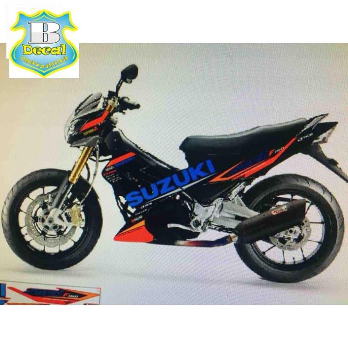 ( Quí khách vui lòng mang ra tiệm cho thợ dán ) Tem suzuki raider xăng cơ. [Bi Decal]