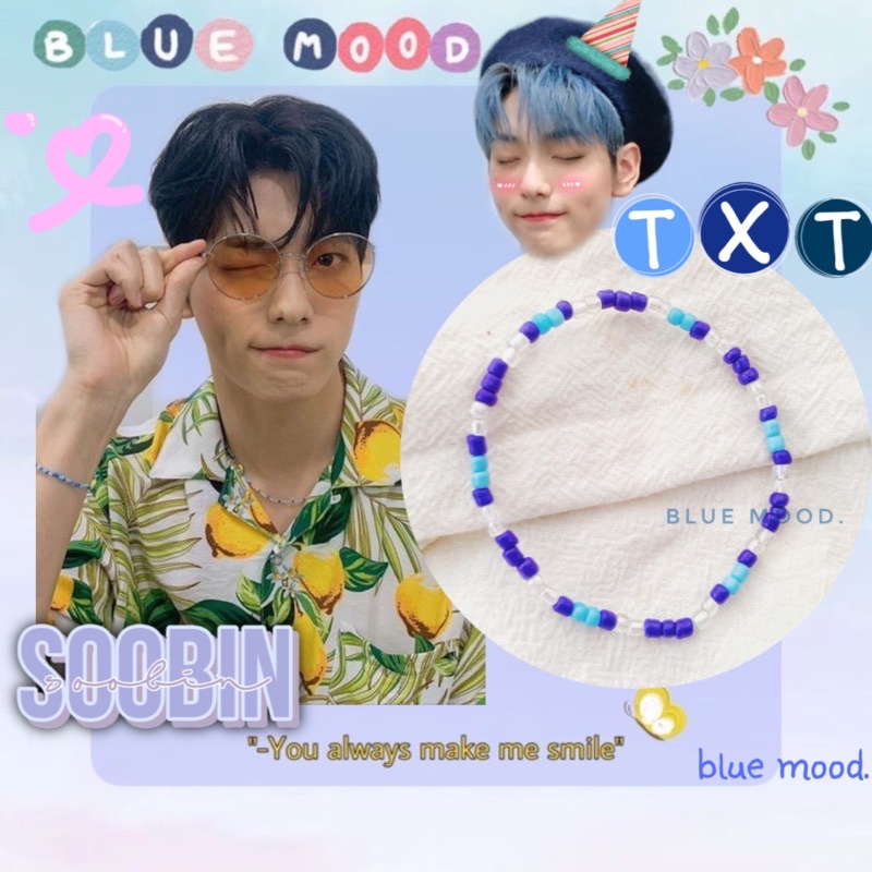 Vòng tay handmade hạt cườm Inspired Soobin TXT