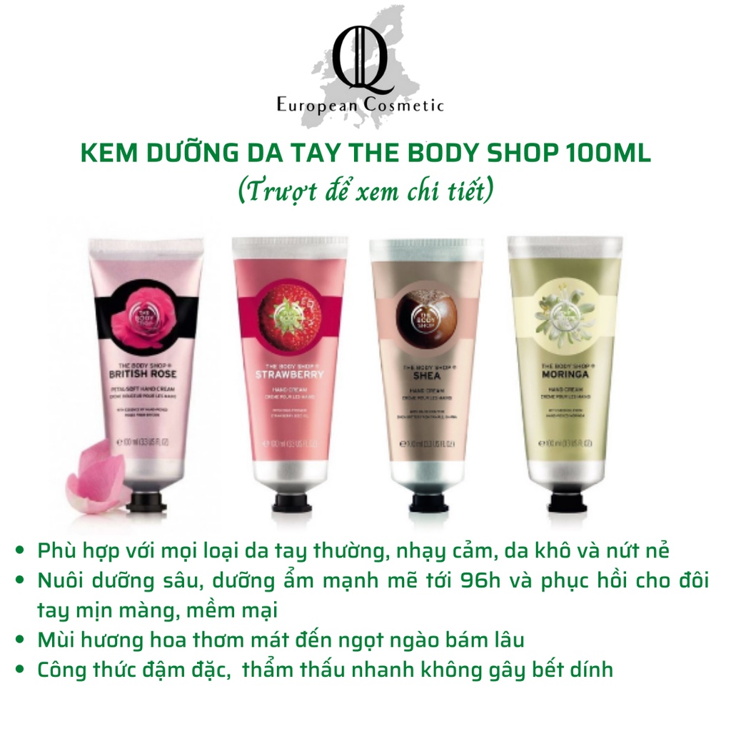 Kem dưỡng da tay the body shop hand cream 100ml