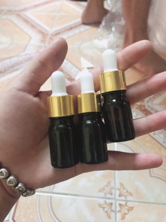 Lọ bóp tinh dầu nâu 5ml (combo 20 lọ)