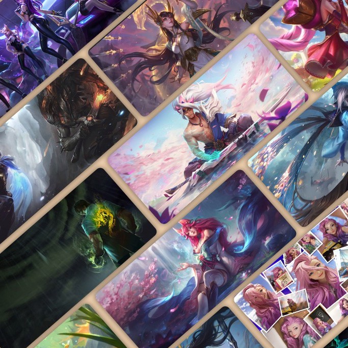 Pad chuột gaming Liên Minh Huyền Thoại - Tấm lót chuột nhiều kích thước game LOL