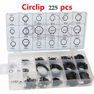 Vòng Phanh Phe Chân Trục, Phanh trục, vòng lò xo,  phe gài trục, vòng chặn ngoài, long đen, vòng đệm 225PC