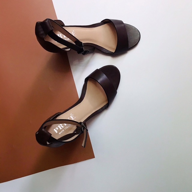 Giày sandal xuồng PRIVE da bò