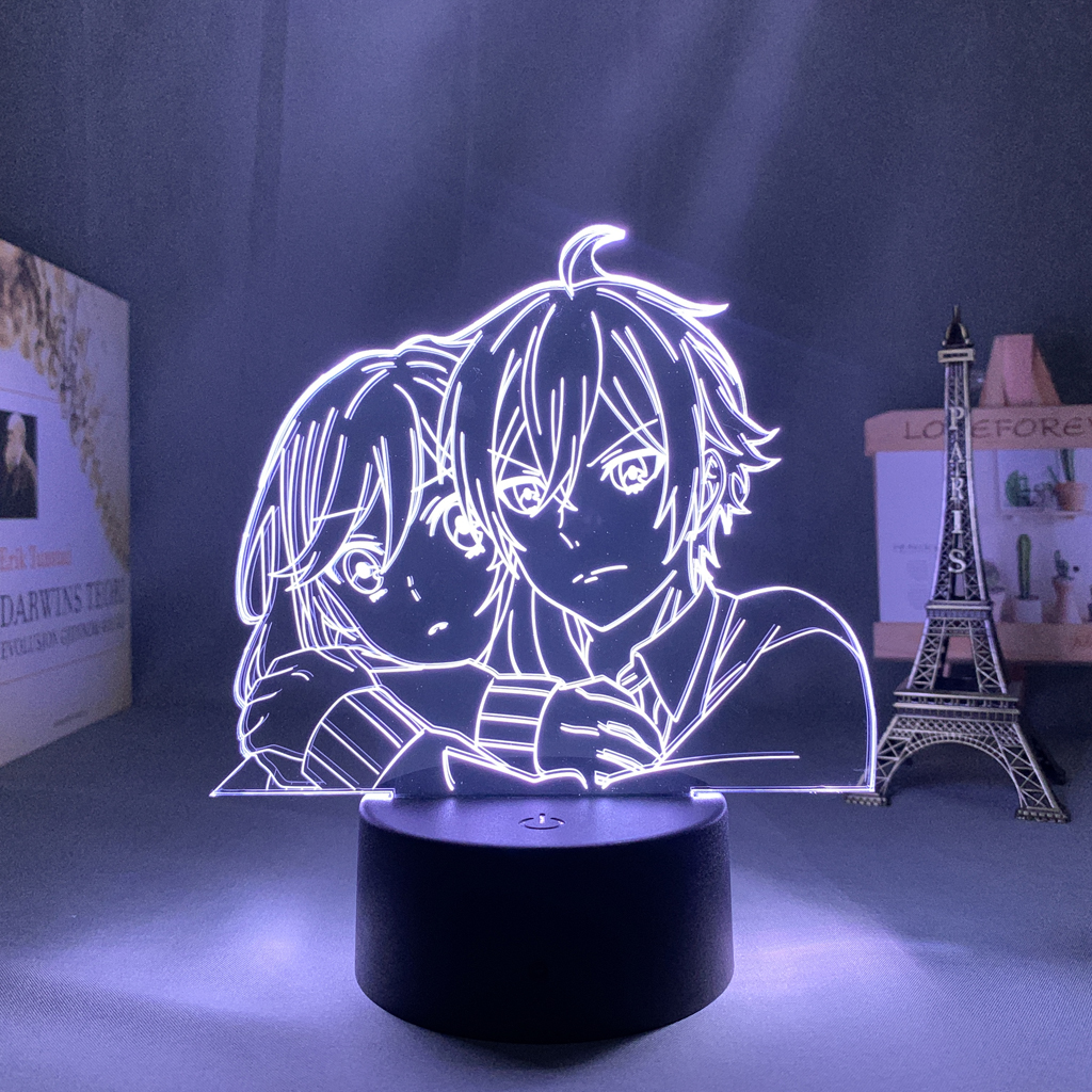 Đèn Ngủ LED Hình Anime Horimiya San To Miyamura Kun Cảm Ứng Thay Đổi Màu Sắc Trang Trí Nhà Cửa