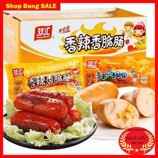 Súc xích Bắp và Súc xích  Sa tế Cay – Ăn Liền Thơm Ngon