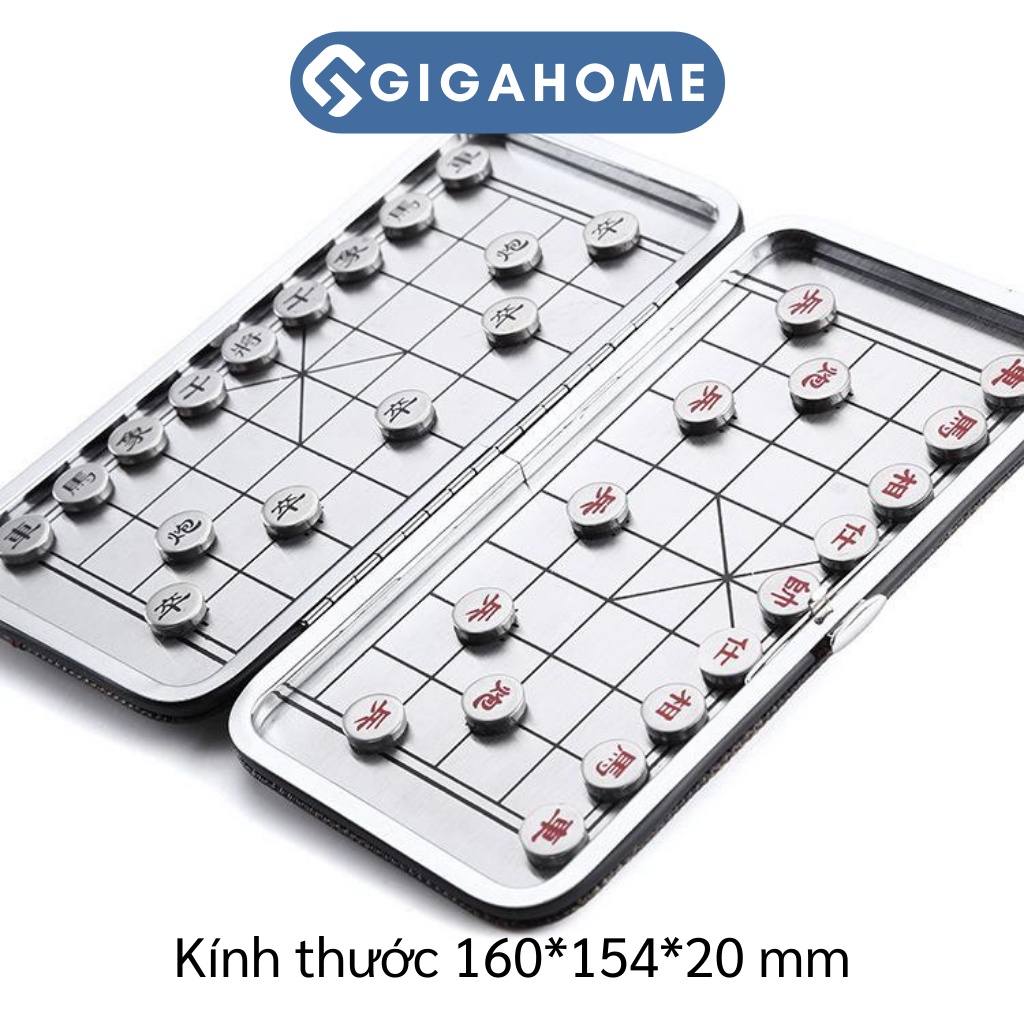 Bàn Cờ Tướng Nam Châm GIGAHOME Kèm Hộp Đựng, Gấp Gọn Dễ Dàng Đem Theo 5373