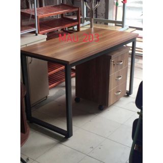 Bàn làm việc chân sắt 120 (nhiều màu)