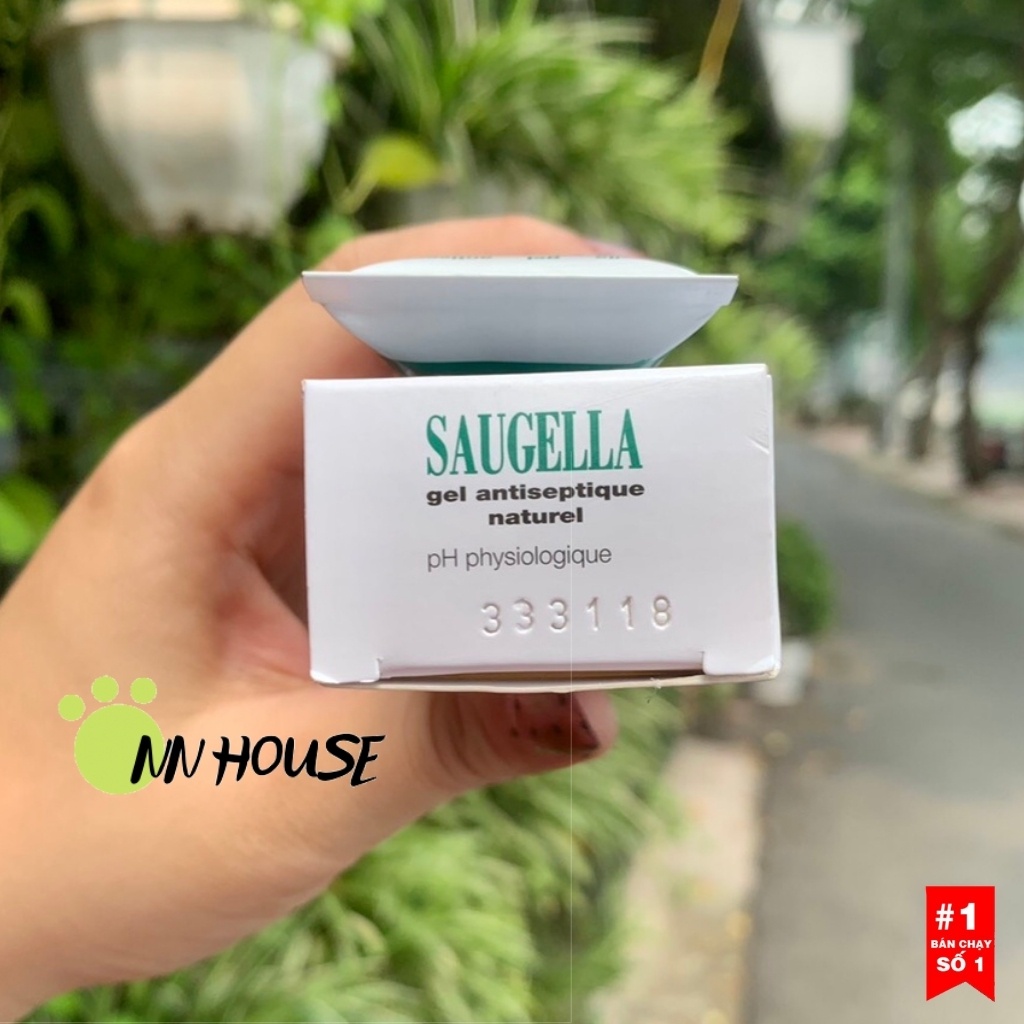 Gel phụ khoa Saugella Gel Antiseptique Naturel bôi khi bị nấm, ngứa, chăm sóc vùng kín, dưỡng ẩm,vệ sinh phụ nữ tự nhiên