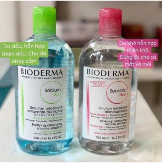 Nước Tẩy Trang Bioderma sensibio H2O (100ml ~ 500ml)  🎁 FREESHIP 🎁 Tẩy Trang Cho Mọi Loại Da | BigBuy360 - bigbuy360.vn