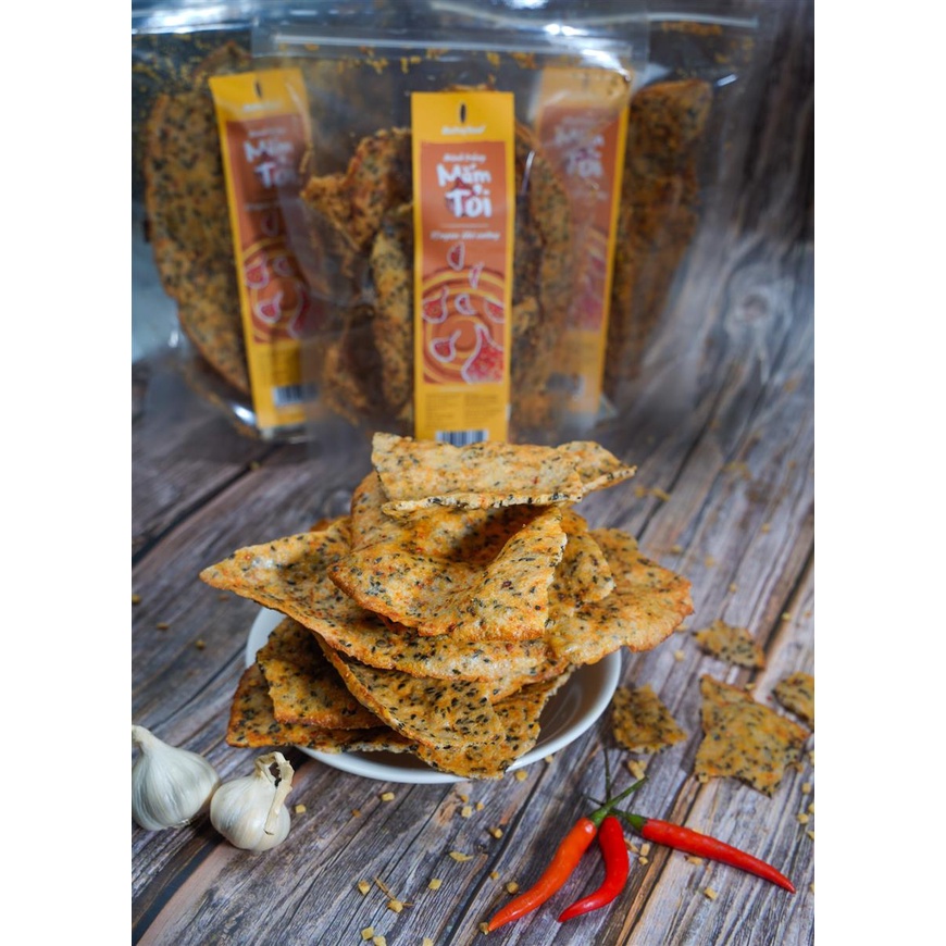Bánh Tráng Nướng Mắm Tỏi 120G Cô Ba  Đồ Ăn Vặt Hot Trend Ăn Là Mê Siêu Thơm Ngon Chất Lượng Giá Rẻ CB012