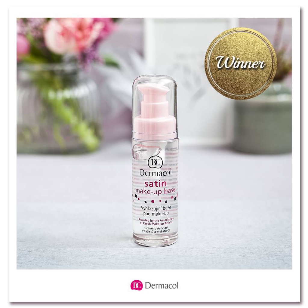 Kem Lót da khô, hỗn hợp Dermacol Satin Make-up Base 30ml
