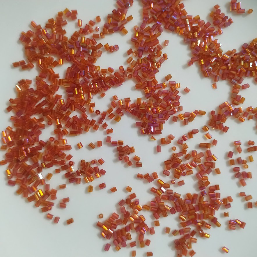 20g hạt cườm gãy (phần 1/2) - Hạt cườm đính áo