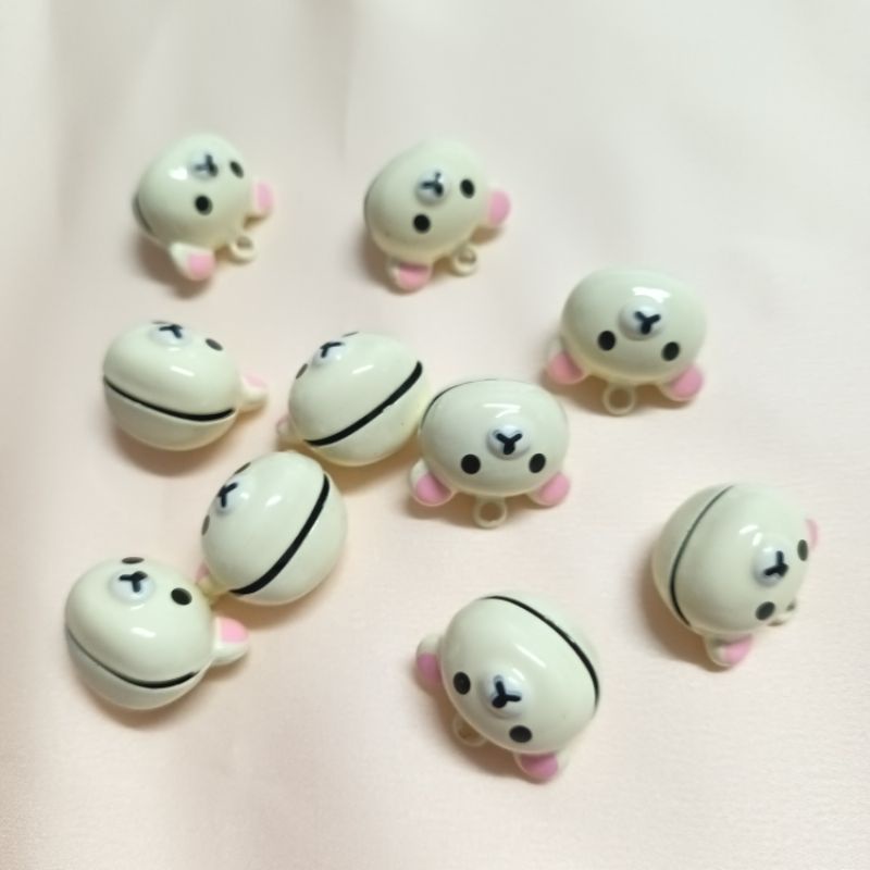 Chuông hình gấu, pikachu, hoạt hình có móc treo làm handmade, phụ kiện trang trí dễ thương