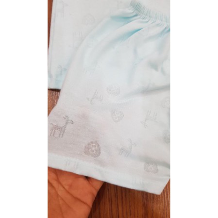 (Hàng cao cấp) Bộ Noubaby cộc thông hơi thun lạnh vân chìm