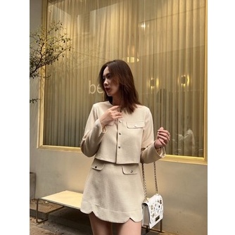 Áo vest blazer dáng lửng dài hàng thiết kế Huien chất xốp mịn | BigBuy360 - bigbuy360.vn