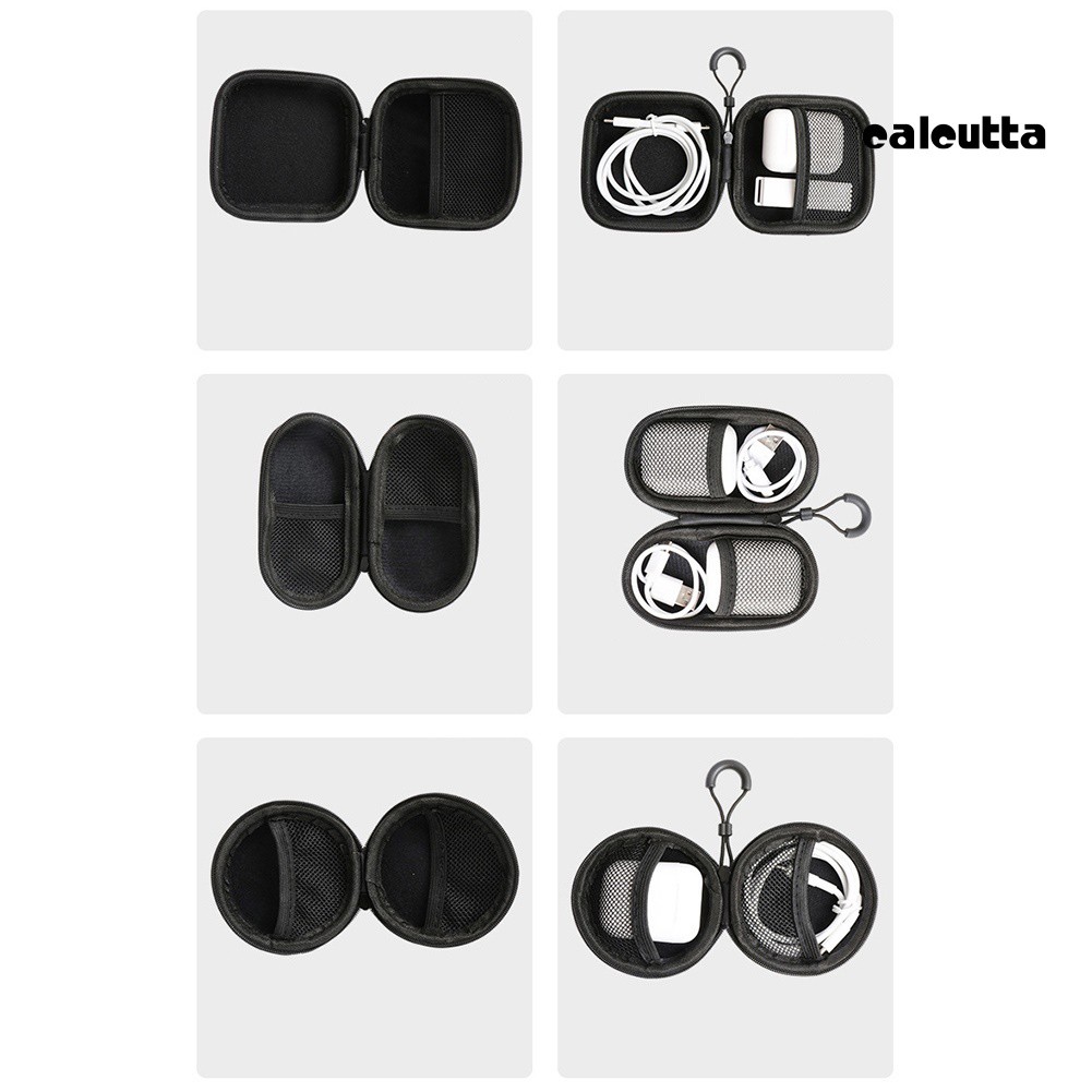 Set 2 Túi Đựng Tai Nghe Không Dây Có Khóa Kéo Tiện Dụng