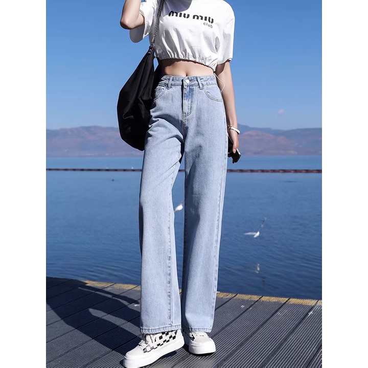 Quần Jeans Dáng Dài Size XXS XS Cho Nàng Eo 58