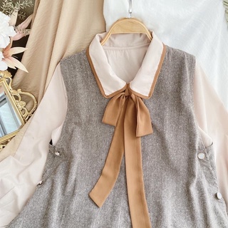 Set áo sơ mi kèm áo dạ ghi lê 💕💕💕
