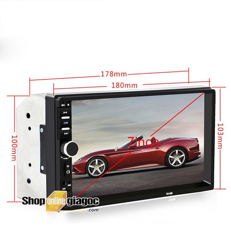 [HN] Đầu Phát Nhạc Mp5 Cảm Ứng 7 Inch HD Bluetooth 7018B | BigBuy360 - bigbuy360.vn