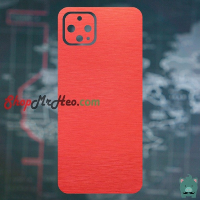 Skin Dán Mặt Sau Lưng Vân Nhôm Google Pixel 4 - Pixel 4 XL - Nhiều màu