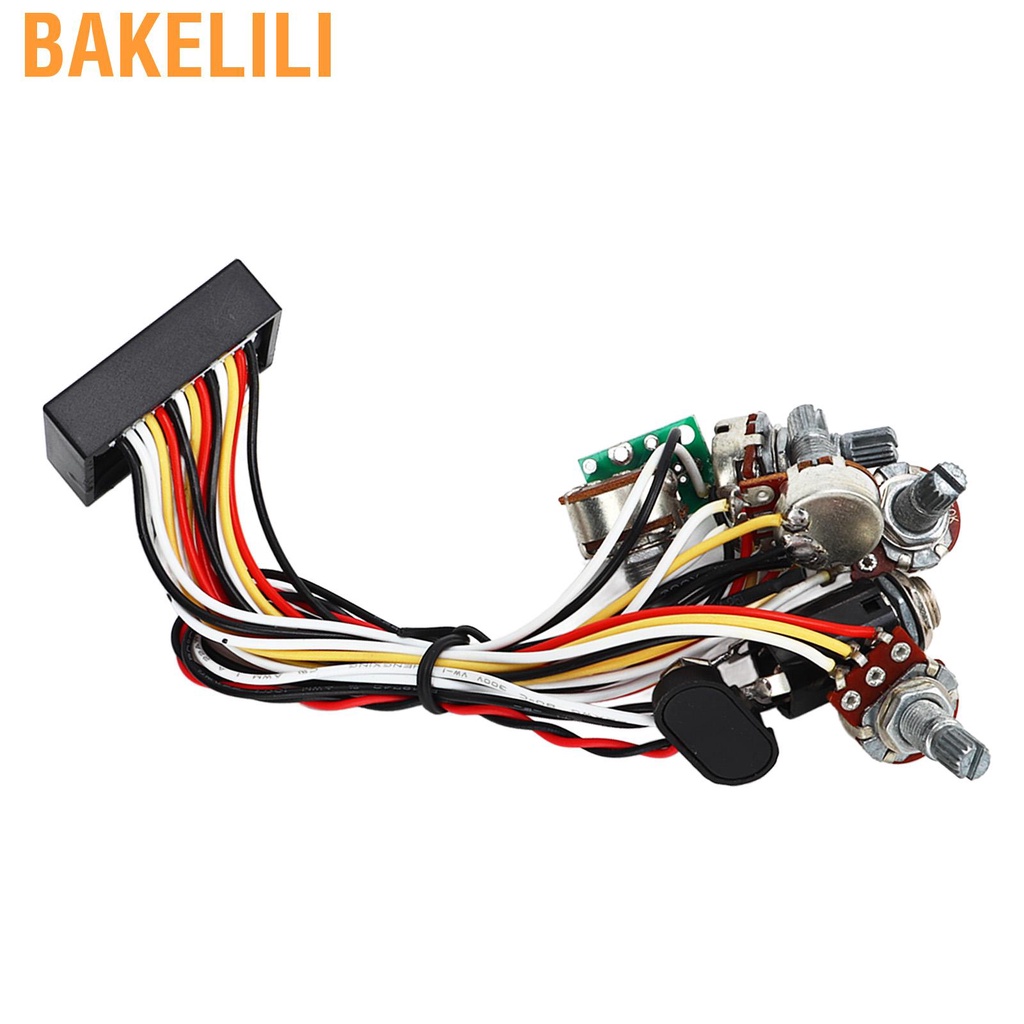 [Bakelili] Electric Bass Preamp Circuit Easy Wiring Pre Wired for Luth