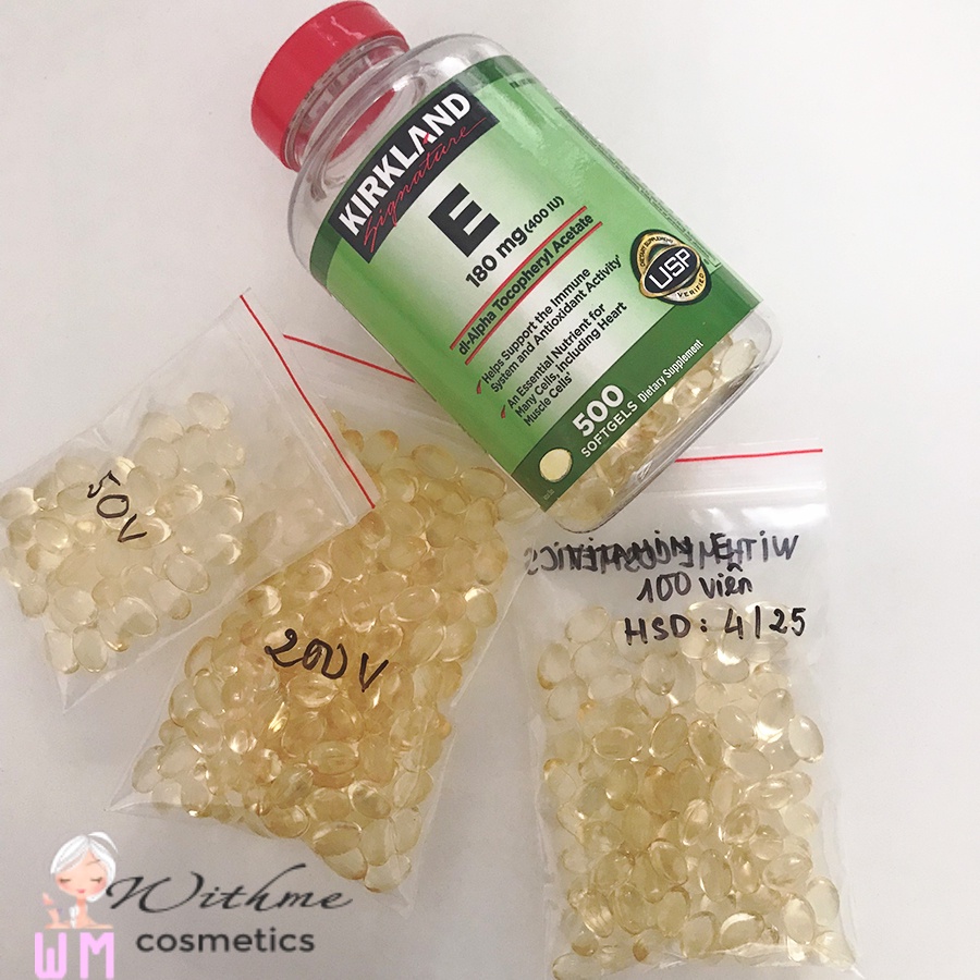VIÊN UỐNG KIRKLAND SIGNATURE VITAMIN E 400 I.U.
