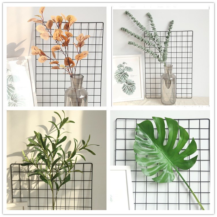 Khung Lưới Sắt Trang Trí Treo Tường, Tấm Lưới Sắt Ô Vuông Decor Treo Đồ Sơn Tĩnh Điện Không Gỉ