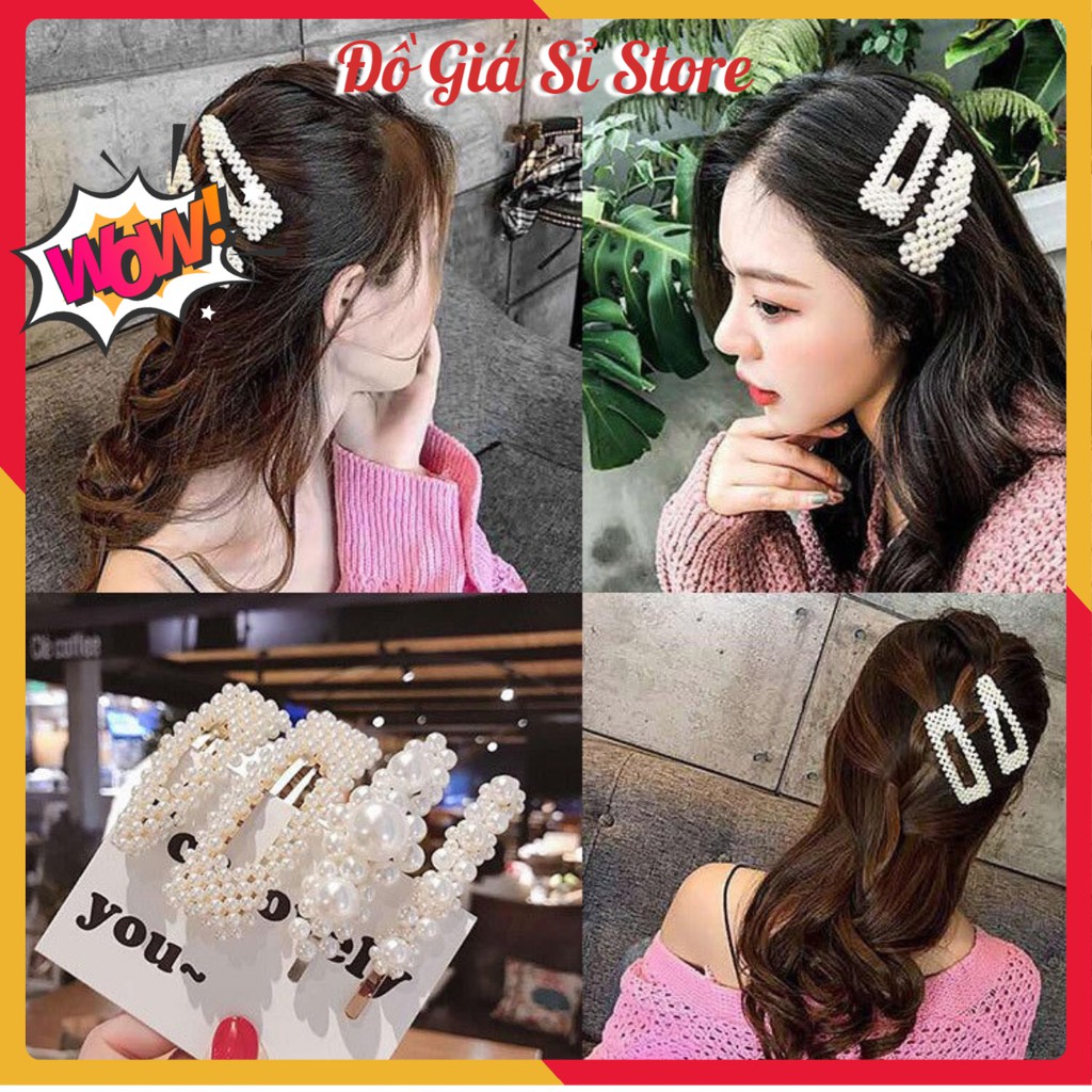 Kẹp Tóc Ngọc Trai Siêu Đẹp